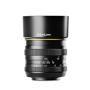 【中古】【39shop】国内正規品★KAMLAN 交換レンズ 単焦点レンズ 50mm F1.1 キヤノン Mマウント用 APS-C 国内 KAM0012（非常に良い）｜ドリエム店