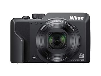 【中古】Nikon デジタル写真機 COOLPIX A1000 BK 光学35倍 ISO6400 アイセンサー付EVF クールピクス 黒いこと A1000BK