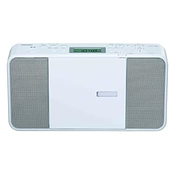 【中古】【39shop】東芝★CDラジオ TY-C251W コンパクト スリム ボディー 縦型 ワイドFM 対応 外形寸法 280×149×63mm 質量 約1.2kg(良い)|ドリエム店