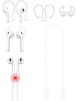 【中古】A-Focus AirPods12用 紛失防止アクセサリー 3種類セット AirPod12 落下防止差し込み型イヤーフック ＋ AirPod12 落ち防止耳かけ型イヤーピース