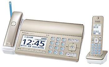 【中古】パナソニック おたっくす デジタルコードレスFAX 子機1台 迷惑電話対策機能搭載 シャンパンゴールド KX-PD725DL-N