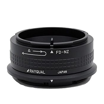 【中古】Rayqual レイクォール マウントアダプター FD-NZ レンズキャノンFD-カメラニコンZ 日本製