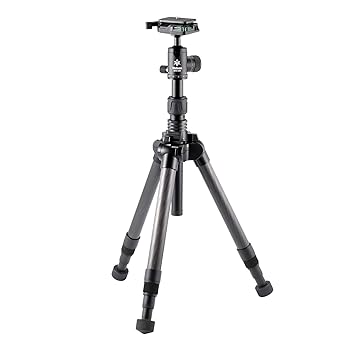 【中古】Velbon トラベル三脚 ULTREK UTC-53 II 5段 ウルトラロック 脚径26.2mm 中型 自由雲台 トルク調整対応 コマ止め方式 クイックシュー対応 カーボ
