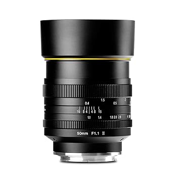 【中古】国内正規品 KAMLAN 交換レンズ 単焦点レンズ 50mm F1.1 II FUJIFILM Xマウント用 APS-C 国内 KAM0019