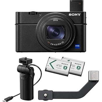 【中古】SONYソニー コンパクトデジタルカメラ Cyber-shot RX100VII シューティンググリップキットグリップ:VCT-SGR1、バッテリーパック+1個 ブラック 1.