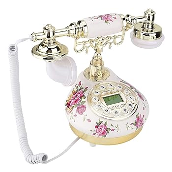【中古】【39shop】ヴィンテージアンティーク電話、ヨーロッパのアンティーク固定電話、ホームオフィス用のコードレトロ電話(非常に良い)|ドリエム店