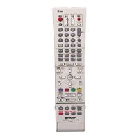 【中古】読みやすいSHARP オプション・摺り切る品 0046380138 ヴィデオディスク用 遠隔操作