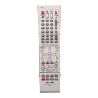 【中古】読みやすいSHARP オプション・摺り切る品 0046380139 ヴィデオディスク用 遠隔操作