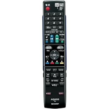 【中古】【39shop】シャープ★AQUOSブルーレイディスクレコーダー用純正リモコン 0046380209 GA689PA（良い）｜ドリエム店