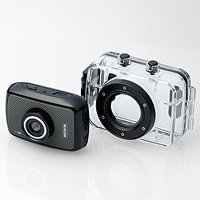 【中古】ACAM-H01SBK黒いこと 動き写真器 固定ディスク 雨合羽ケ-ス付ひな型