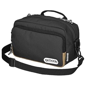 【中古】OUTDOOR PRODUCTS アウトドアプロダクツ 写真機御徒面子 写真機ショルダーバッグ03 2.5L 黒いこと ODCSB03BK 肌付き御徒面子としても使える相手