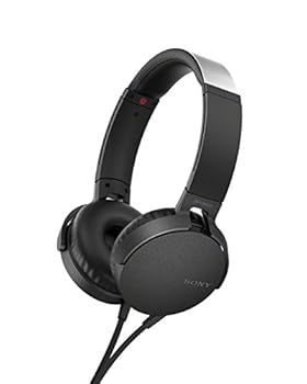 【中古】ソニー ヘッドホン 重低音モデル MDR-XB550AP : 折りたたみ式 リモコン・マイク ブラック MDR-XB550AP B