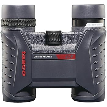 【中古】Tasco Off Shore 10x25粍雨合羽パウダーコンパクト小型望遠鏡、青み