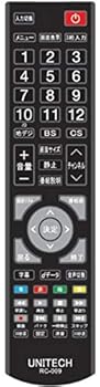 【中古】ユニテク RC-009 液晶テレビ受像機用 遠隔操作 UNITECH 家電-その他