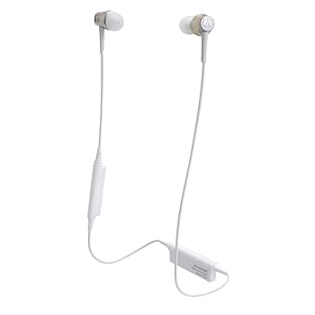 【中古】オーディオテクニカ Sound Reality ワイヤレスイヤホン シャンパンゴールド ATH-CKR55BT CG 通常