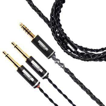 【中古】NOBUNAGA Labs 霧降 Kirifuri ヘッドホンケーブル4.4mm5極バランス 3.5mm2極モノラルミニ×2 NLA-KFI 32,354円