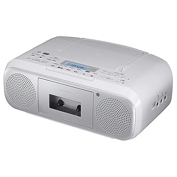 【中古】TY-CDH8-Sシルバー CDラジオカセットレコーダー ワイドFM対応