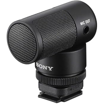 【中古】SONYソニー 写真機用マイクロホン ショットガンマイクロホン 前に指向性 陳列場映写幕 ECM-G1