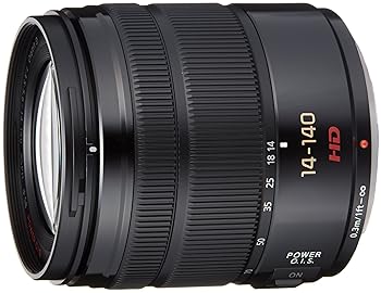 【中古】パナソニック 望遠望遠レンズ マイクロフォーサーズ用 ルミックス G VARIO 14-140mmF3.5-5.6 ASPH.POWER O.I.S. 黒いこと H-FS14140-K