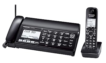 【中古】【39shop】パナソニック★おたっくす デジタルコードレスFAX 子機1台 1.9GHz DECT準拠方式 ブラック KX-PD303DL-K(良い)|ドリエム店