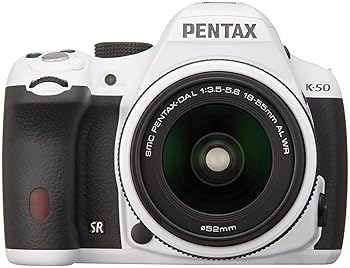 【中古】RICOH デジタル一眼レフ PENTAX K-50 DAL18-55mmWRレンズキット ホワイト K-50 L18-55WR KIT WHITE 10941