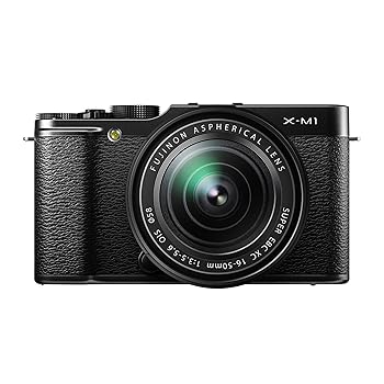 【中古】【39shop】FUJIFILM★ミラーレス一眼 X-M1 レンズキット ブラック F X-M1B1650KIT（非常に良い）｜ドリエム店