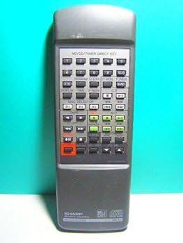 【中古】【39shop】シャープ★オーディオリモコン MD-X3 RRMCG0080AWSA（良い）｜ドリエム店