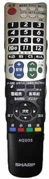 【中古】シャープ液晶テレビ用純正リモコンGA514WJSAの後継リモコンGB047WJN8