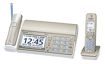 【中古】パナソニック おたっくす デジタルコードレスFAX 子機1台 1.9GHz DECT準拠方式 シャンパンゴールド KX-PD603DL-N
