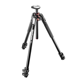 【中古】【39shop】Manfrotto★190プロアルミニウム三脚 3段 イタリア製 自重2kg 耐荷重7kg 全伸高160cm 格納高59cm MT190XPRO3(良い)|ドリエム店