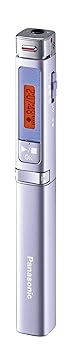 【中古】Panasonic ICレコーダー 4GB スティック型 バイオレット RR-XP007-V