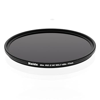 【中古】【39shop】Haida★77mm Slim PRO II マルチコーティング ND400フィルター ニュートラルデンシティ ND 2.7 8.5ストップ HD2026-77（非常に良い）｜ドリエム店