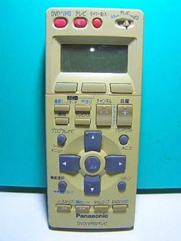 【中古】パナソニック DVD・VHSリモコン EUR7906KC0
