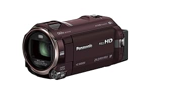 【中古】【39shop】パナソニック★デジタルハイビジョンビデオカメラ 内蔵メモリー64GB ブラウン HC-W850M-T(良い)|ドリエム店