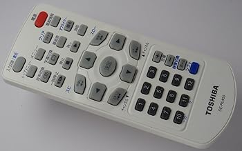 【中古】東芝純正ポータブルDVDプレーヤー用リモコン SE-R0400 適合機種：SD-P96DT