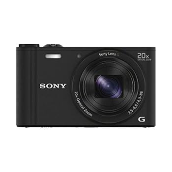 【中古】SONYソニー デジタル写真機 Cyber-shot WX350 光学20倍 黒いこと DSC-WX350-B