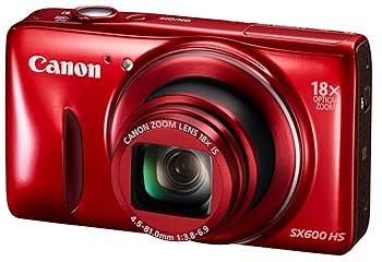 【中古】Canon デジタル写真機 Power Shot SX600 HS 赤いこと 光学18倍望遠レンズ PSSX600HSRE