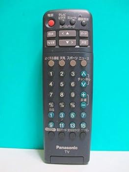 【中古】パナソニック テレビ受像機遠隔操作 TNQE002