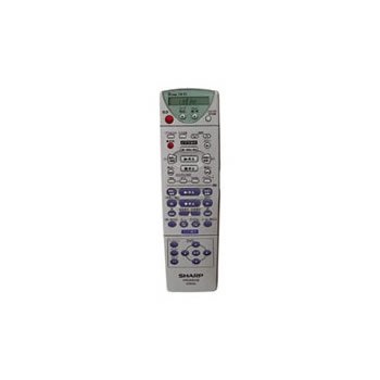 【中古】シャープ DVD用リモコン RRMCG1303AJSA0046380061