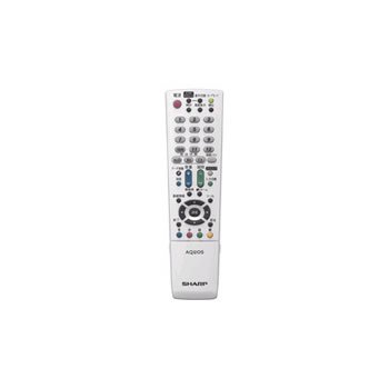 【中古】シャープ 液晶テレビ用リモコン RRMCGB084WJSB0106380435