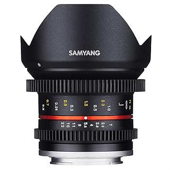 【中古】【39shop】SAMYANG★単焦点広角レンズ 12mm T2.2 キヤノン EOS M用 APS-C用（良い）｜ドリエム店