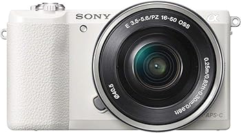 【中古】Sony Alpha a5100 16-50mm Mirrorless Digital Camera with 3-Inch Flip Up LCD White by Sony