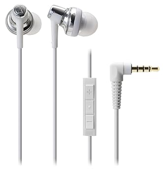 【中古】【39shop】オーディオテクニカ★iPodiPhoneiPad専用インナーイヤーヘッドホン ホワイト ATH-CKM500i WH(非常に良い)|ドリエム店