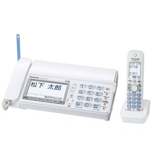 【中古】【39shop】パナソニック★おたっくす デジタルコードレスFAX 子機1台 DECT準拠方式 ホワイト KX-PD601DL-W(非常に良い)|ドリエム店