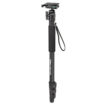【中古】【39shop】Velbon★一脚 RUP-V43D 4段 レバーロック 脚径29mm 中型 自由雲台 DIN規格クイックシュー対応 アルミ脚 372086（良い）｜ドリエム店