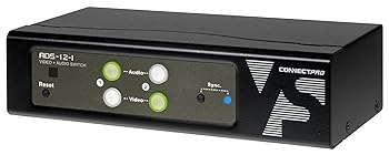 【中古】CONNECTPRO 2ポートDVI&AUDIO切替器EDID保持機能