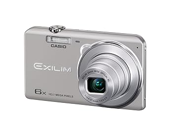 【中古】CASIO デジタルカメラ EXILIM 1610万画素 6倍 シルバー EX-ZS25SR