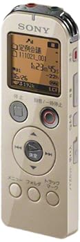 【中古】SONY ステレオ集積回路リコーダー UX523F FMラジオ受信機付 4GB 三鞭酒ゴールド ICD-UX523FN