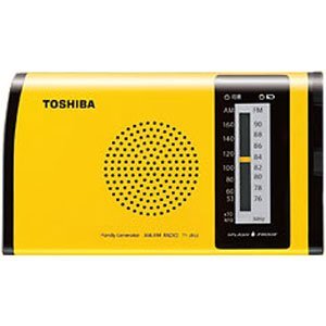 【中古】TOSHIBA 防水充電ラジオ TY-JR50Y