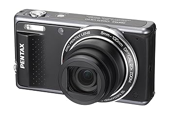 【中古】PENTAX デジタル写真器 Optio VS20ノーブルブラック1600万絵素 28粍 20倍 小型軽さ OPTIOVS20BK TV・オーディオ・カメラ-コンパクトデジタルカメラ-デジタルカメラ
